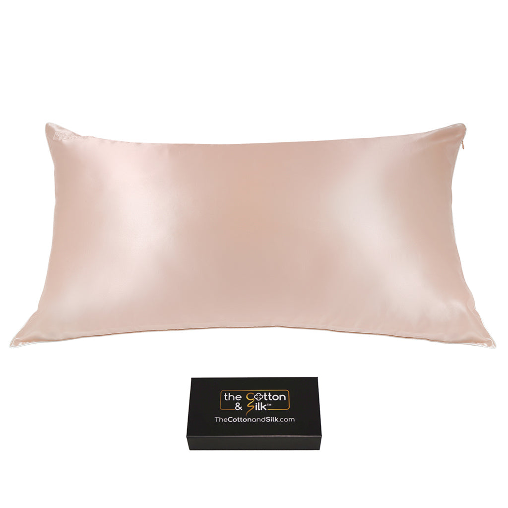 King Nude Silk Pillowcase