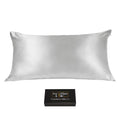 King Silver Silk Pillowcase