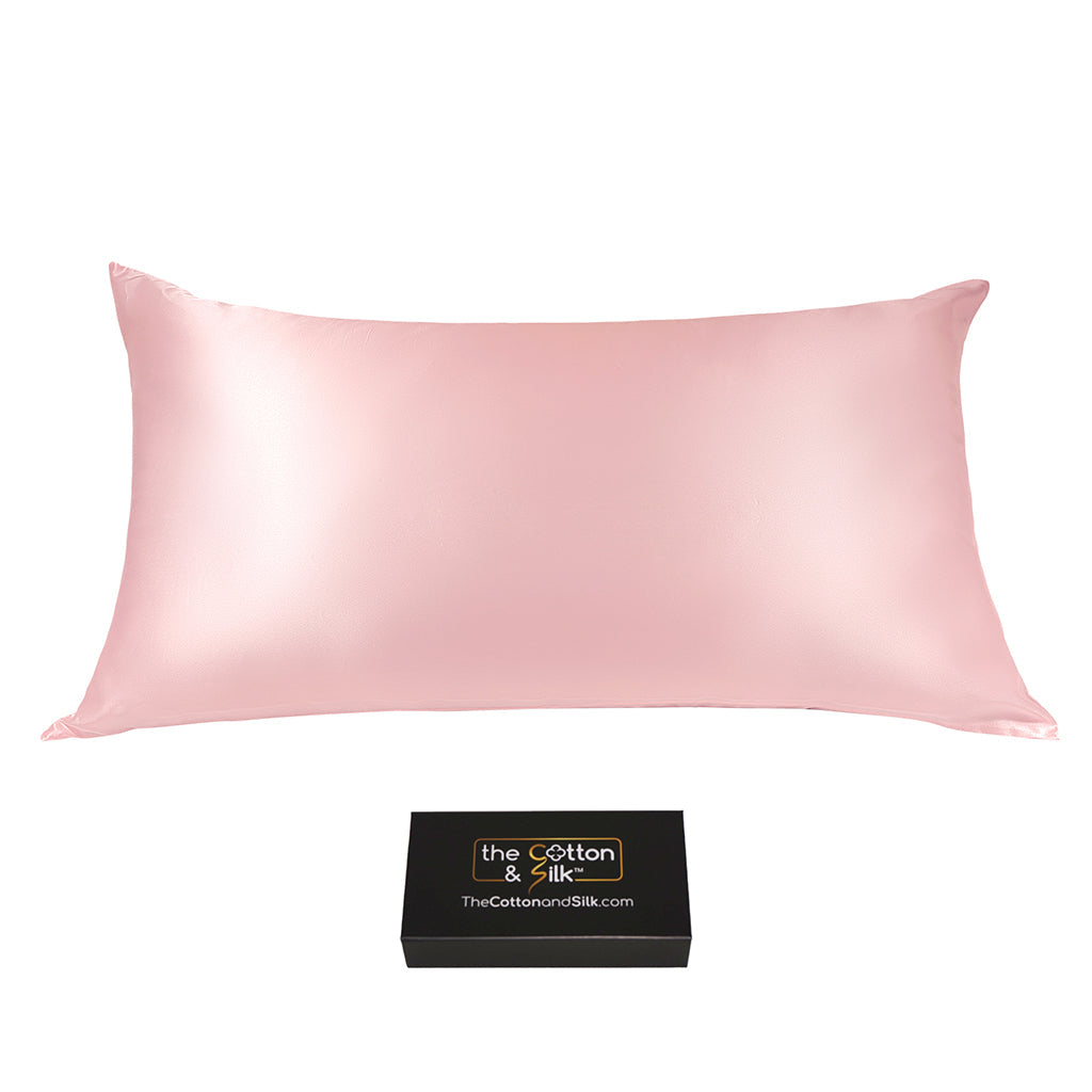 King Pink Silk Pillowcase