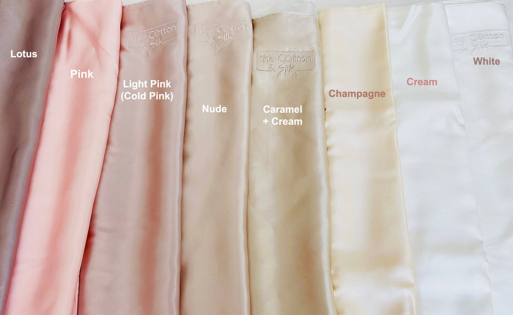 Queen Cold Pink Silk Pillowcase
